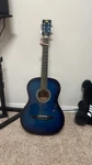 Rogue Starter Acoustic Guitar Blue Burst. Fixed Price $50.00.
