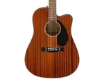 Used Fender CD-60SCE Dreadnought All-mahogany Natural. Fixed Price $279.99.