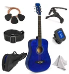 Acoustic Guitar For Kids By Masterplay- Beginner 30", Blue. Fixed Price $87.35.