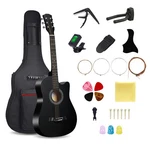 38INCH Wood Acoustic Guitar, 6 Steel-string With Bag, .... Fixed Price $165.18.