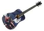 Taylor Swift Signed 41" Red Jacket Graphic Acoustic Guitar Jsa. Fixed Price $599.99.