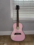 First Act Pink Acoustic Guitar. Fixed Price $40.00.