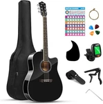 Moukey 41" Acoustic For Beginners Adult Teen Full Size Guitarra Acustica. Fixed Price $223.58.