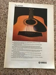 1982 Vintage 8X11 Print Ad For Yamaha L-20A Acoustic Guitar Play Keeps. Fixed Price $9.95.
