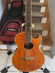 Ibanez AES10EAM1202 Cutaway Acoustic Electric Guitar Amber Finish/stand/case. Fixed Price $699.00.