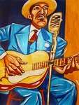 Jimmy Davis Print Poster Maxwell Street Cd Lp Kay Archtop Guitar John Lee Hooker. Fixed Price $109.99.