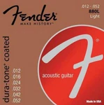 Fender Dura-tone Coated Acoustic Guitar Strings. Fixed Price $13.99.
