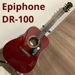 Epiphone DR-100 Wr Acoustic Guitar With Case. Fixed Price $412.69.