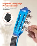Vevor 38" Blue Classical Guitar Complete All-in-one Beginner Starter Kit. Fixed Price $59.99.