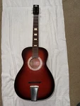 Sears Roebuck Harmony Stella 1972 Vintage Acoustic Guitar Model 319 Case Is Fair. Fixed Price $175.00.