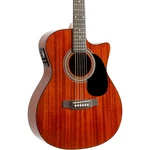 Rogue RA090 Concert Cutaway Acousticelectric Guitar Mahogany. Fixed Price $139.99.