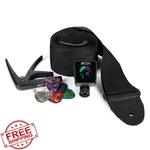 Martin Guitar Starter Pack Accessories Bundle Tuner Picks Capo Strap. Fixed Price $58.95.