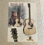 2008 Limited Edition Rosanne Cash OM-28M Martin Guitar Poster Frame Ready. Fixed Price $21.60.