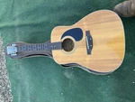 Trump 510 Dreadnought Acoustic Guitar Natural 6 String Right-handed W/ Case. Fixed Price $90.00.