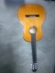 Classical Guitar, Yamaha, Brown, Regular Size, Esteve 4STE, Black Case Included. Fixed Price $850.00.