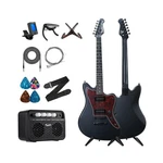 Tostar 39" Electric Guitar Kit With 10W Amp, P90 Pickup, Black Matte Finish, .... Fixed Price $206.23.