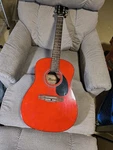 Maestro By Gibson Acoustic Guitar Model MA38TRCH Missing One String Functional. Fixed Price $84.74.