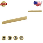 Genuine Bone Martin Guitar Saddle - Wave Compensated, 74MM Length, 2.5MM Thick. Fixed Price $35.99.