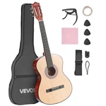 Vevor Classical Guitar 38 Beginner Starter Kit Nylon Strings Natural. Fixed Price $52.90.