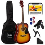 Best Choice Products 41IN Full Size Beginner All Wood Acoustic Guitar Starter Se. Fixed Price $135.95.
