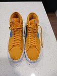 Size 11.5 - Grant Taylor X Nike Zoom Blazer Pro Gt Sb Mid University Gold Denim. Fixed Price $125.00.