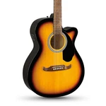 Fender FA135CE Concert Acousticelectric Guitar Sunburst. Fixed Price $219.99.