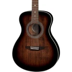 Luna Guitars Art Vintage Folk Solid Top Left-handed Acoustic Brownburst. Fixed Price $399.00.