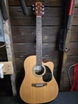 Palmer Acoustic/electric Cuttaway Guitar W/ Soft Gig Bag With Stand & Wall. Fixed Price $89.96.