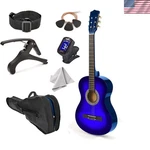 30-INCH Left-handed Wood Guitar With Accessories: Perfect For Young Musicians. Fixed Price $99.99.