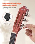 Vevor 38" Classical Guitar Starter Kit W/ Nylon Strings - Sunburst. Fixed Price $58.99.