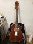 Vangoa 12 String Guitar, Twelve Acoustic Electric Full, Brown. Fixed Price $299.99.