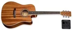Zager ZAD50CE Solid African Mahogany Acoustic-electric, Designed By Martin. Fixed Price $1395.00.