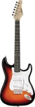 Austin Classic Double Cutaway Electric Guitar, Sunburst. Fixed Price $149.99.