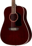 Washburn WD100DL Dreadnought Mahogany Acoustic Guitar Transparent Wine Red. Fixed Price $214.96.