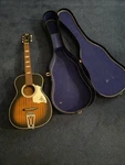 Vintage Stella Harmony Steel Reinforced Neck 6 String Acoustic Guitar With Case. Fixed Price $125.00.