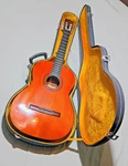 Vintage Suzuki Model 32 Nagoya Acoustic Guitar Pristine W/ Gold-lined Case. Fixed Price $349.77.