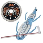 Sigma 4EN 49" Push Tile Cutter + 4.5" Diamond Mesh Blade Ships Fast From Usa. Fixed Price $1215.99.