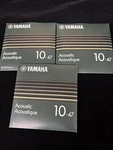 Yamaha Acoustic Guitar Strings, Extra Light (010047), 80/20 Bronze GSA10 3 Packs. Fixed Price $30.00.