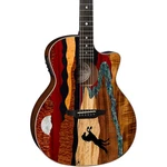 Luna Guitars Vista Stallion Acoustic-electric With Case Gloss Natural. Fixed Price $999.00.
