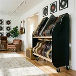 Double-stack Guitar Case Rack Holds 20 Acoustics & Electrics The Session-pro. Fixed Price $1459.00.