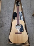 Epiphone Acoustic Guitar Full Size With Strap (dreadnought Body). Fixed Price $200.00.
