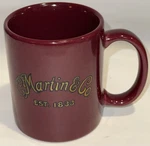 Vintage Martin & Est 1833 Guitar Coffee Maroon. Fixed Price $24.95.