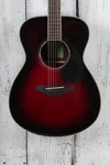 Yamaha FS830 Dsr Concert Body Acoustic Guitar Solid Spruce Top Dusk Sun Red. Fixed Price $429.99.