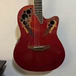 Ovation Celebrity Elite CE48-RR A/e Guitar Ruby Red Near Mint Condition. Fixed Price $299.99.