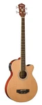 Washburn AB5K-A Cutaway Acoustic Electric Bass Guitar, Natural. Fixed Price $619.00.