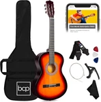 Best Choice Products 38IN Beginner All Wood Acoustic Guitar Starter Kit W/gig Ba. Fixed Price $75.66.
