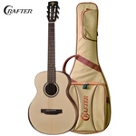 Crafter Mino Series Spruce Top Walnut Acoustic Electric Guitar + Bag Bk Wln. Fixed Price $399.45.
