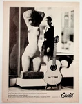 Vintage Guild Classic Mark Guitar Arnold Prince Sculpture Art Ad Nyc Ephemera. Fixed Price $14.25.