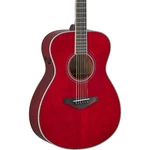 Yamaha Fsta Transacoustic Concert Acousticelectric Guitar Ruby Red. Fixed Price $679.99.