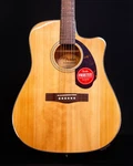 Fender CD-140SCE Dreadnought, Walnut Fb, Natural With Case. Fixed Price $449.99.
